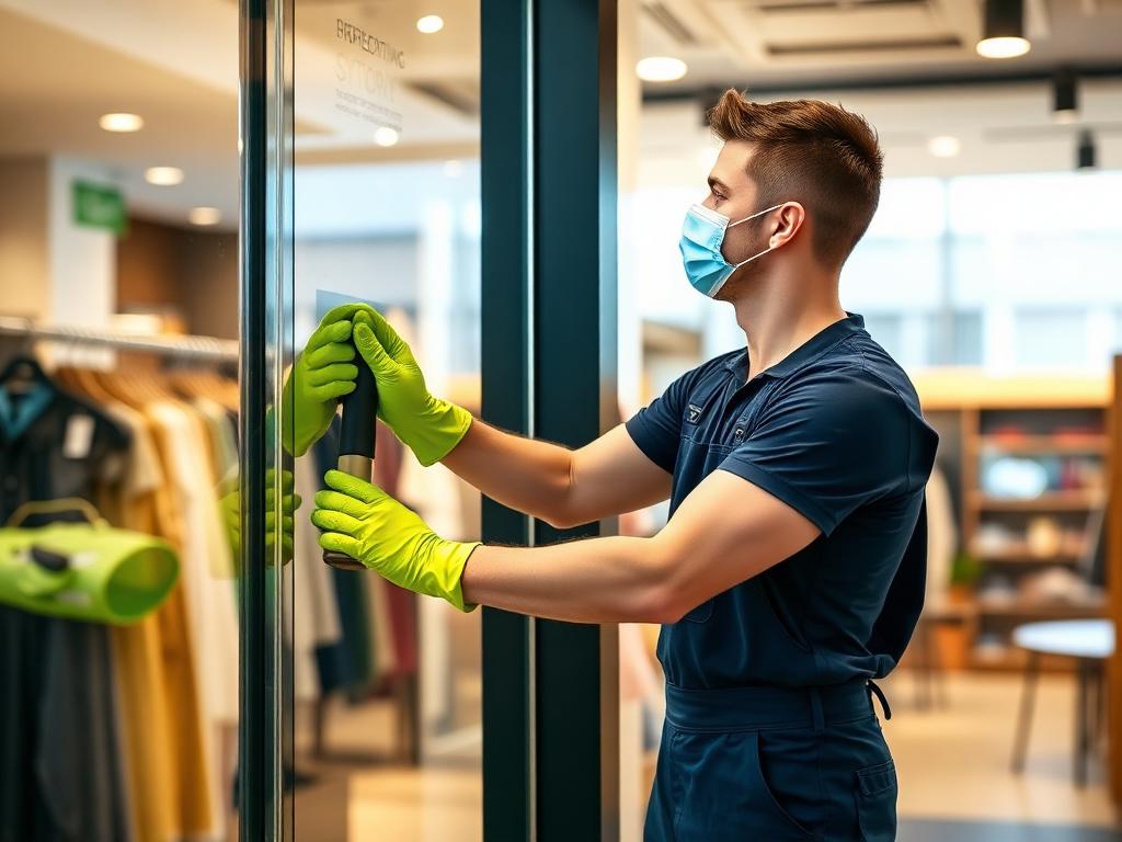 Pulizia negozi e locali commerciali